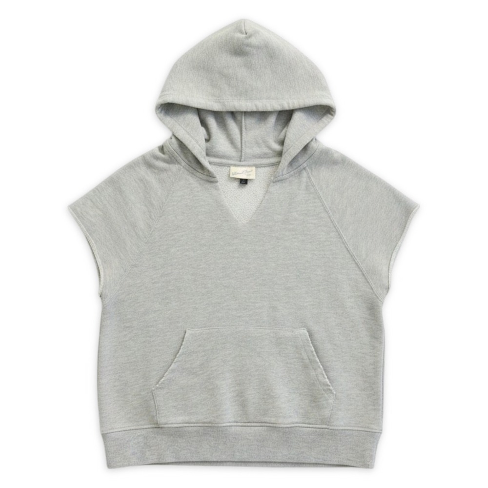 Universal Thread Hoodie Women S Gray Sporty French Terry Athleisure Activewear